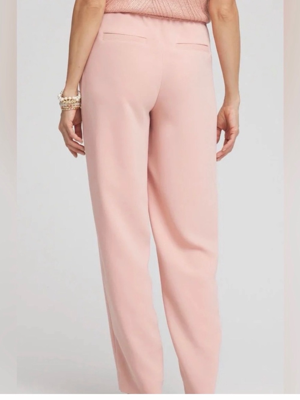 Chico's Blush Pull-On Jogger Pants - Picture 2 of 8